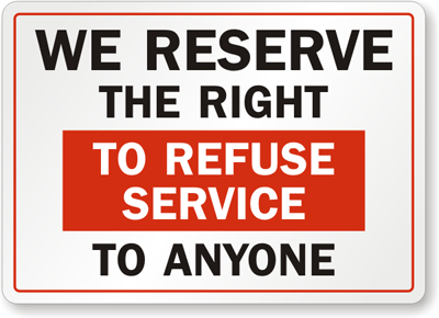 Right Refuse Services Sign S 7385